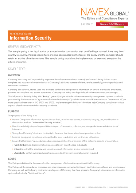 What Are Information Security Policies